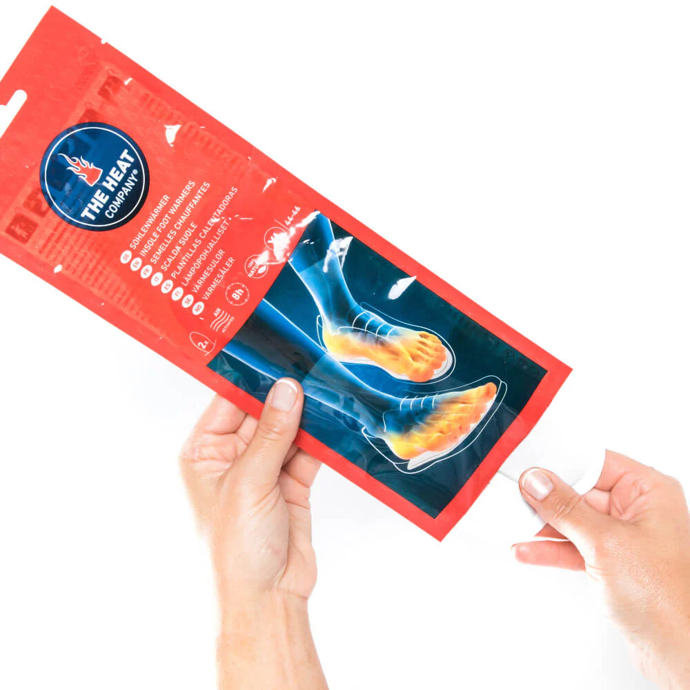 Sohlenwärmer Verpackung öffnen